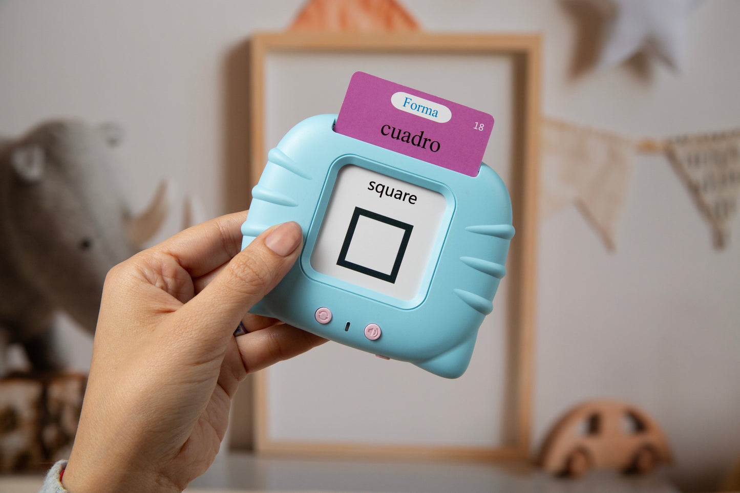 ChakaToys Spanish & English Talking Flash Cards for Kids