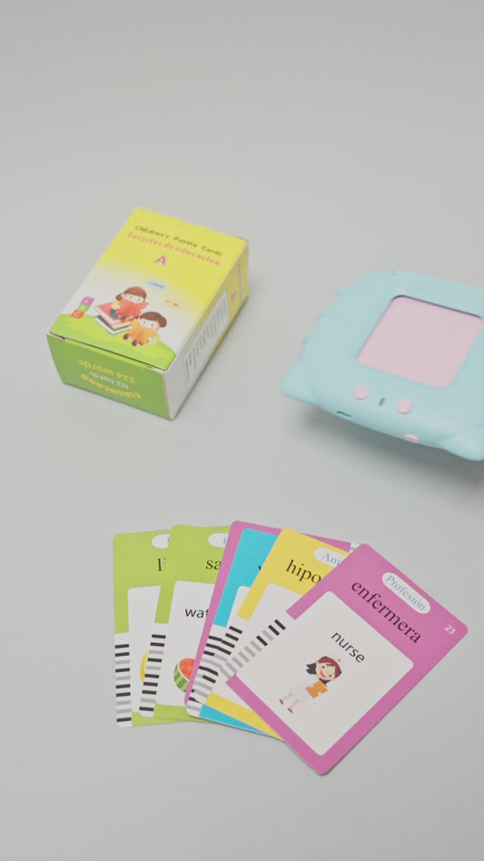 Spanish & English Talking Flash Cards for Kids